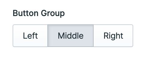 Screenshot of Button Group