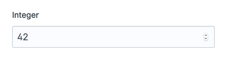 Screenshot of Integer