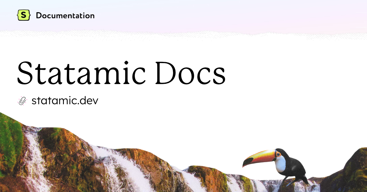 Dashboard // Statamic 5 Docs