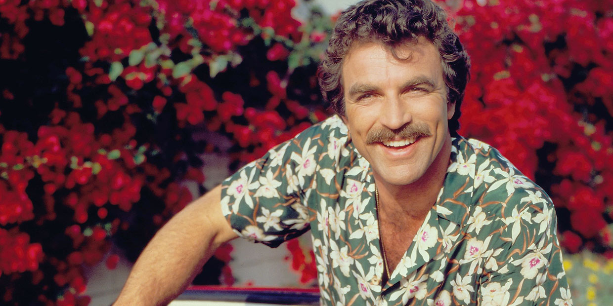 Tom Selleck as Magnum P.I.